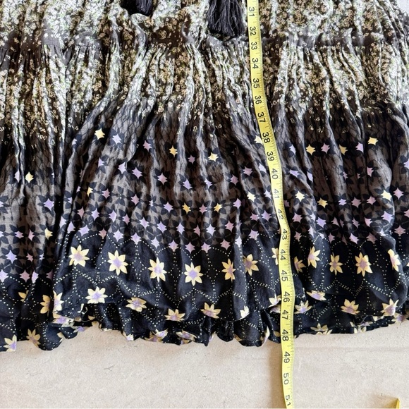 Free People Floral Print Tiered Maxi Dress Size S - Picture 10 of 12